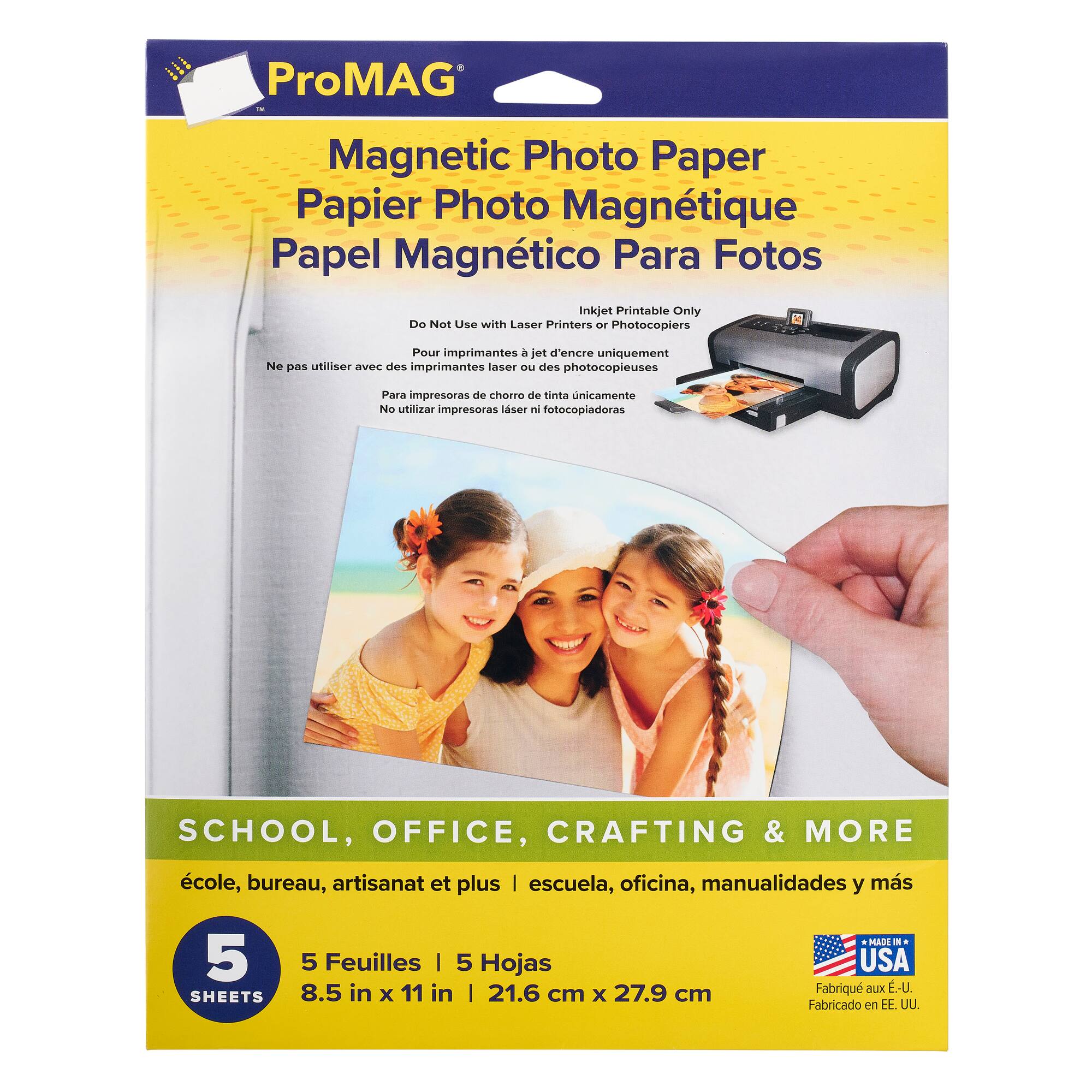 6 Packs: 5 ct. (30 total) ProMAG® 8.5" x 11" Magnetic Photo Paper